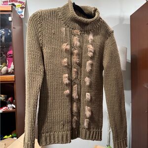Olive Green Women's Sweater